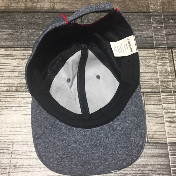 Dominos Pizza Strapback Hat Blue Gray Reflective Employee Workwear Polyester - Picture 5 of 7